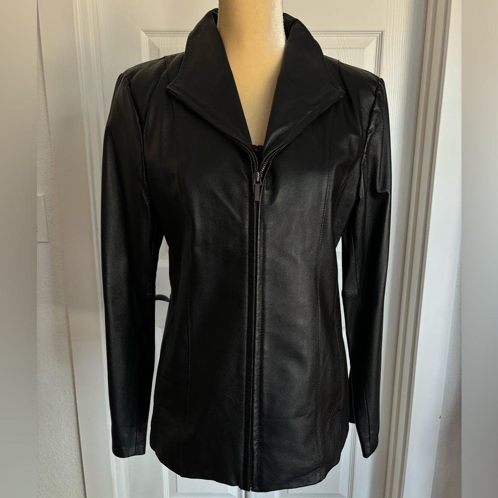 Genuine Leather Like New Jacket Sz. Small